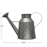 Mardi Galvanized Metal Watering Can