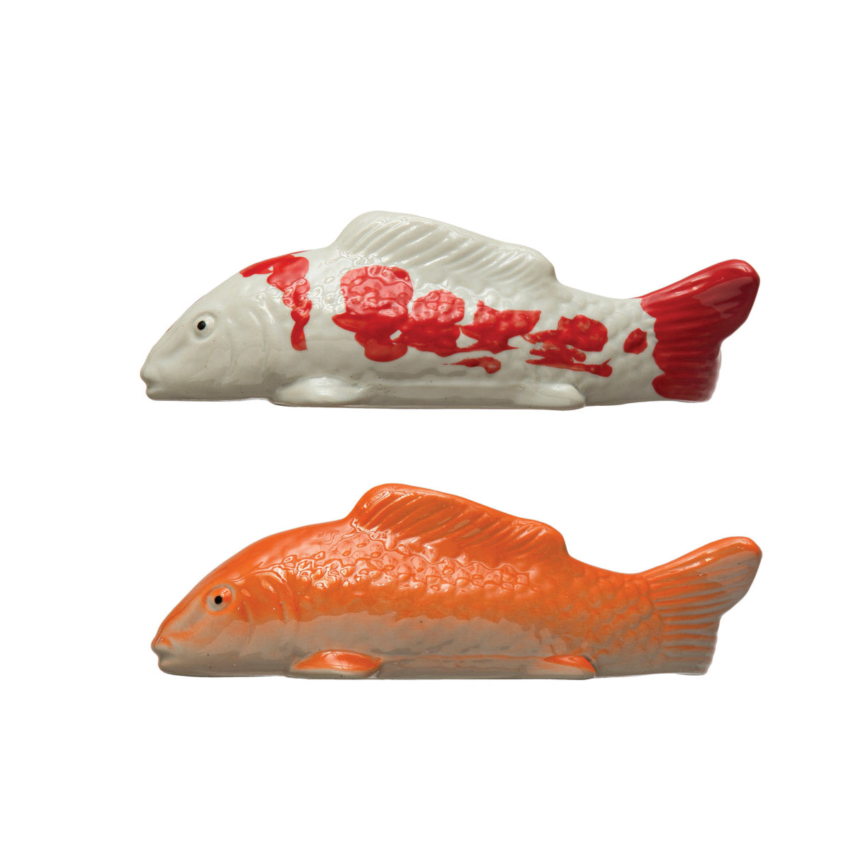 8"L Stoneware Floating Fish