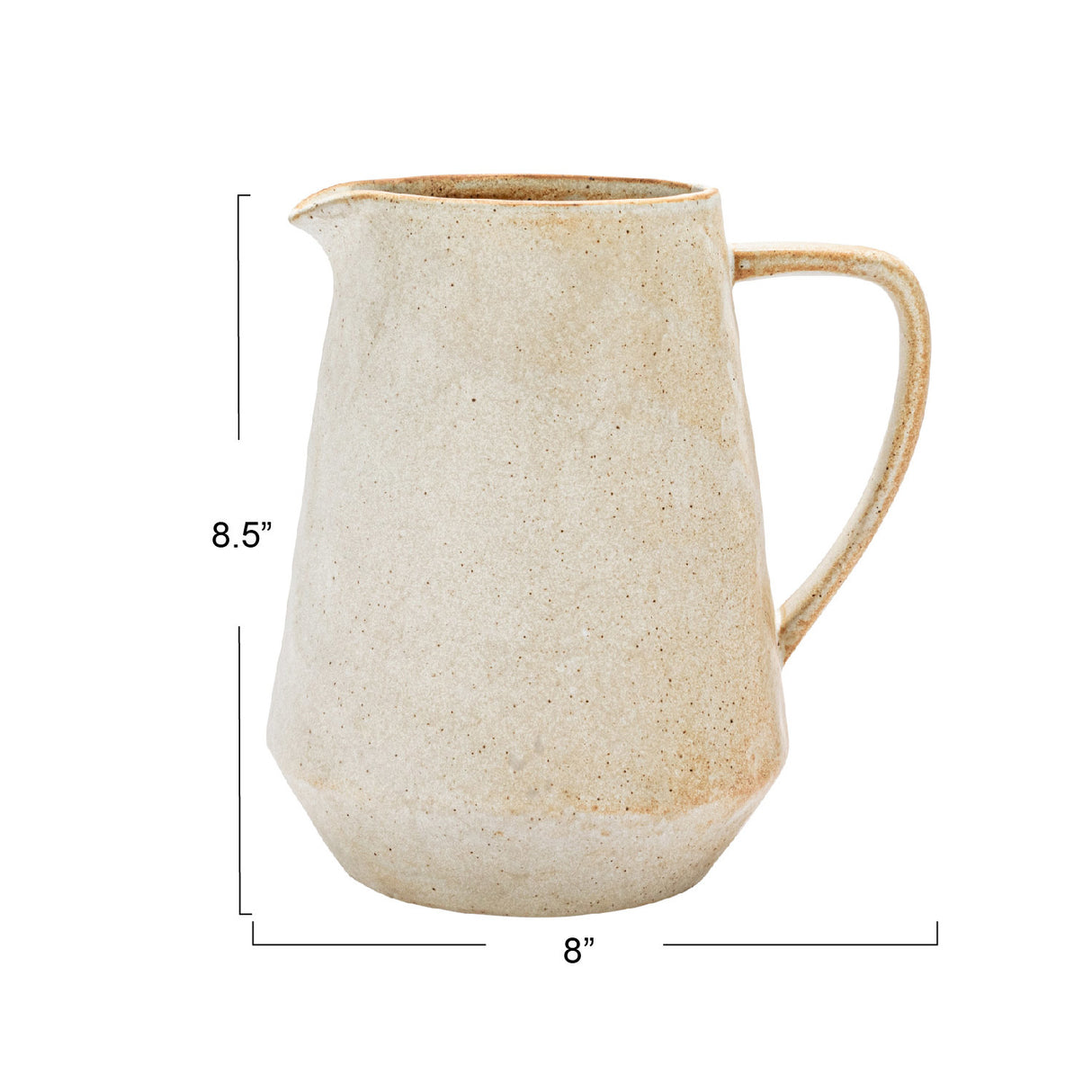 Organics Stoneware Pitcher