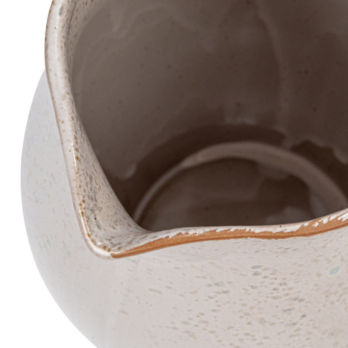 Debossed Stoneware Pitcher