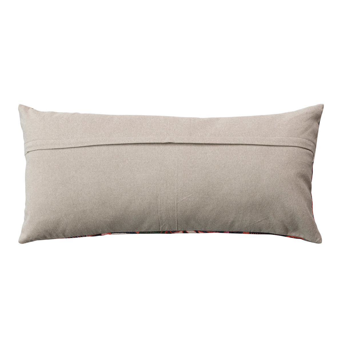 Mari Cotton Embroidered Lumbar Pillow