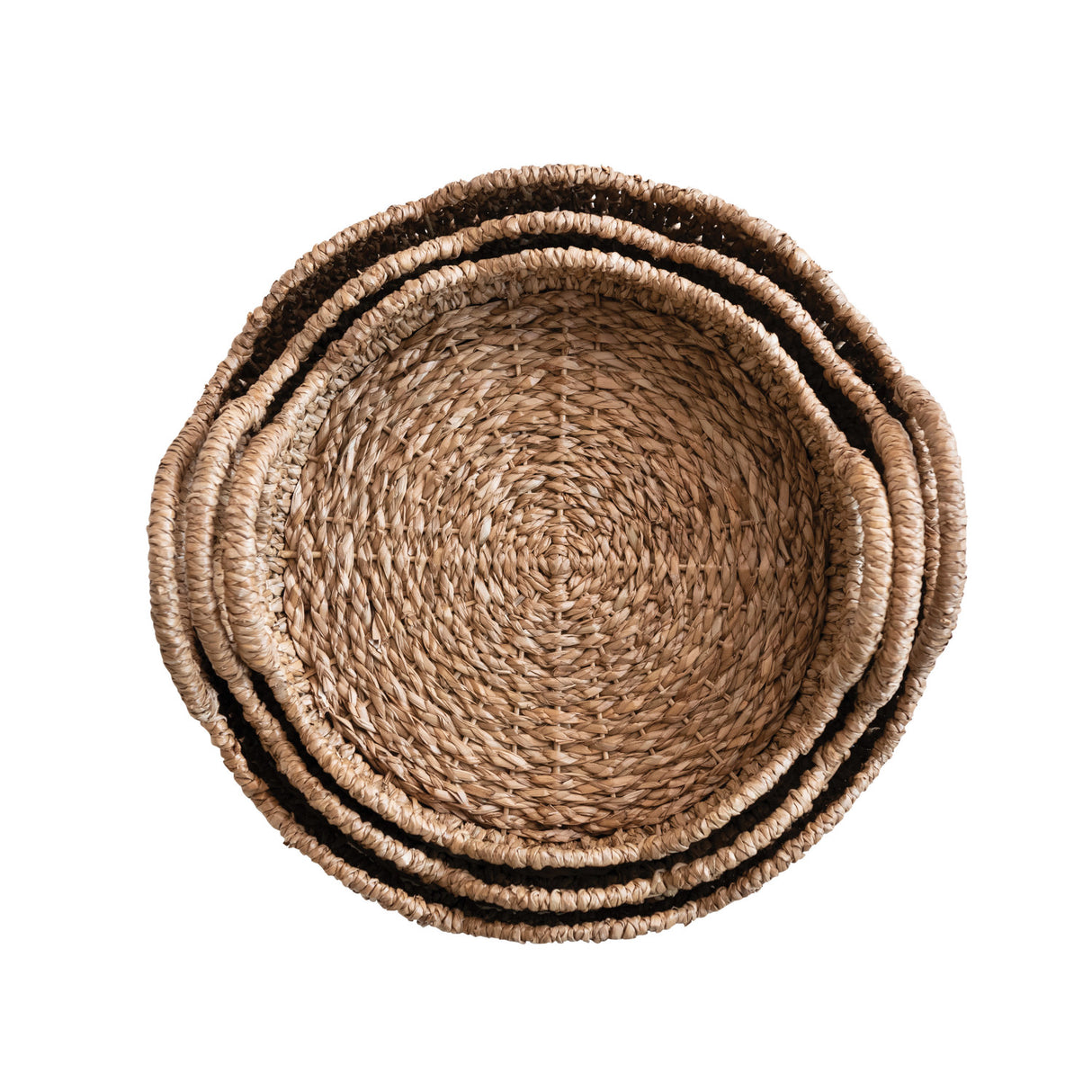 Braided Bankuan & Rattan Tray -3 Sizes