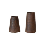 Found Wood Vase -2 Sizes