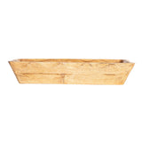 Mable Mango Wood Tray w/ Scalloped Edge