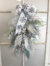 21" Silent Night Sparkle Swag