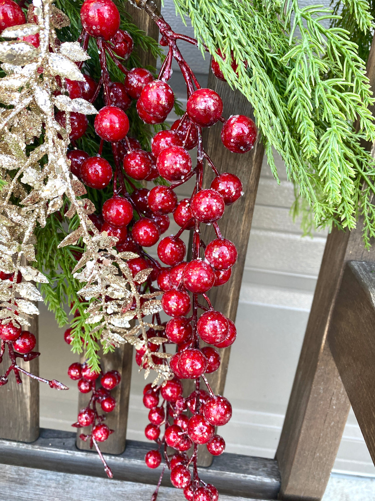 64" Woodland Berry Cascade Garland