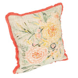 Nostalgia Floral Cotton Pillow