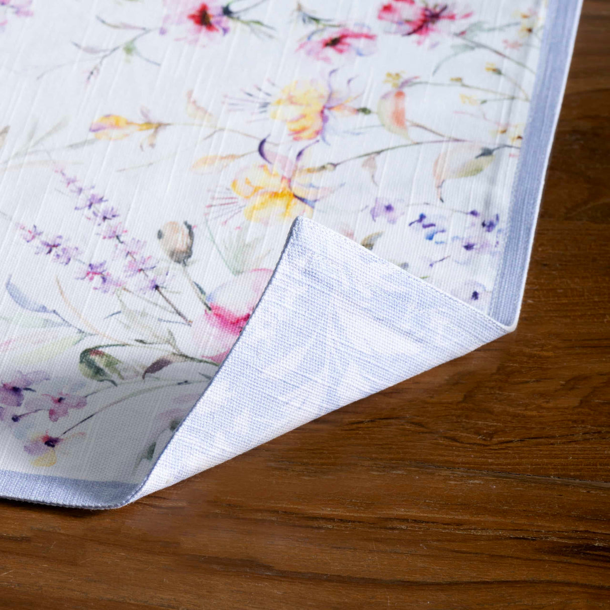 Double Sided Purple Summer Table Runner