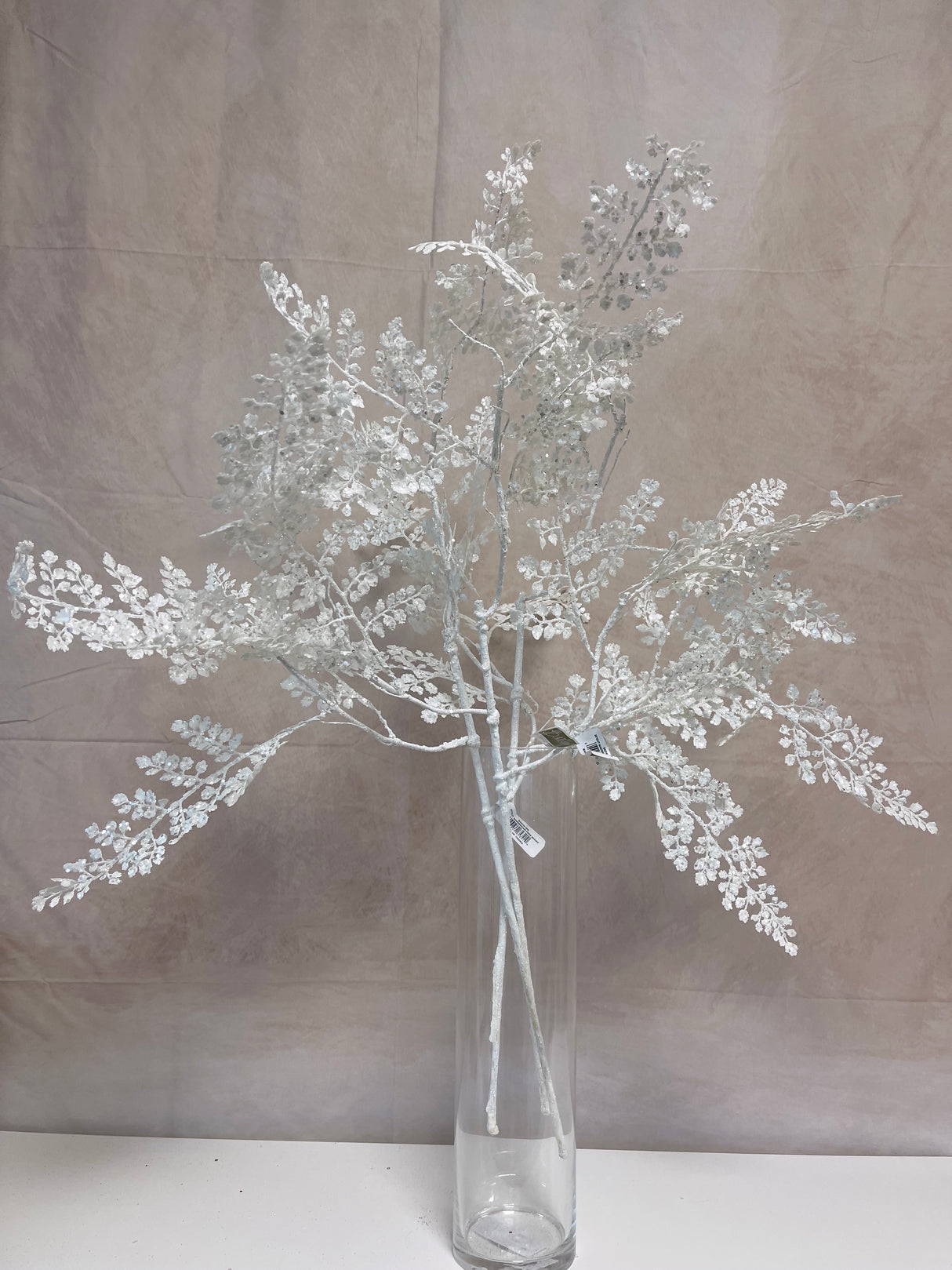 Opal White Maidenhair Fern Spray