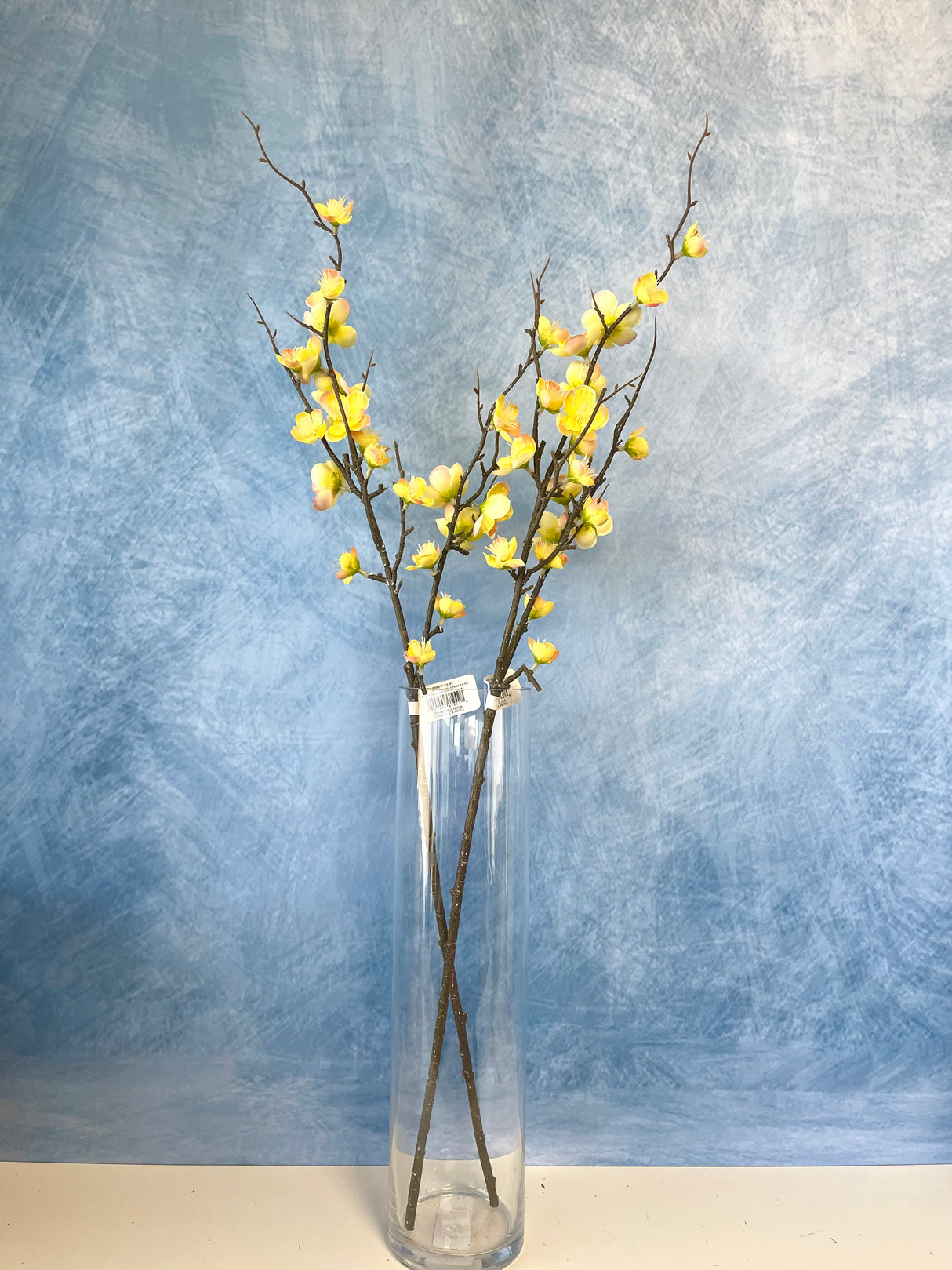 Soft Yellow Quince Blossom Spray