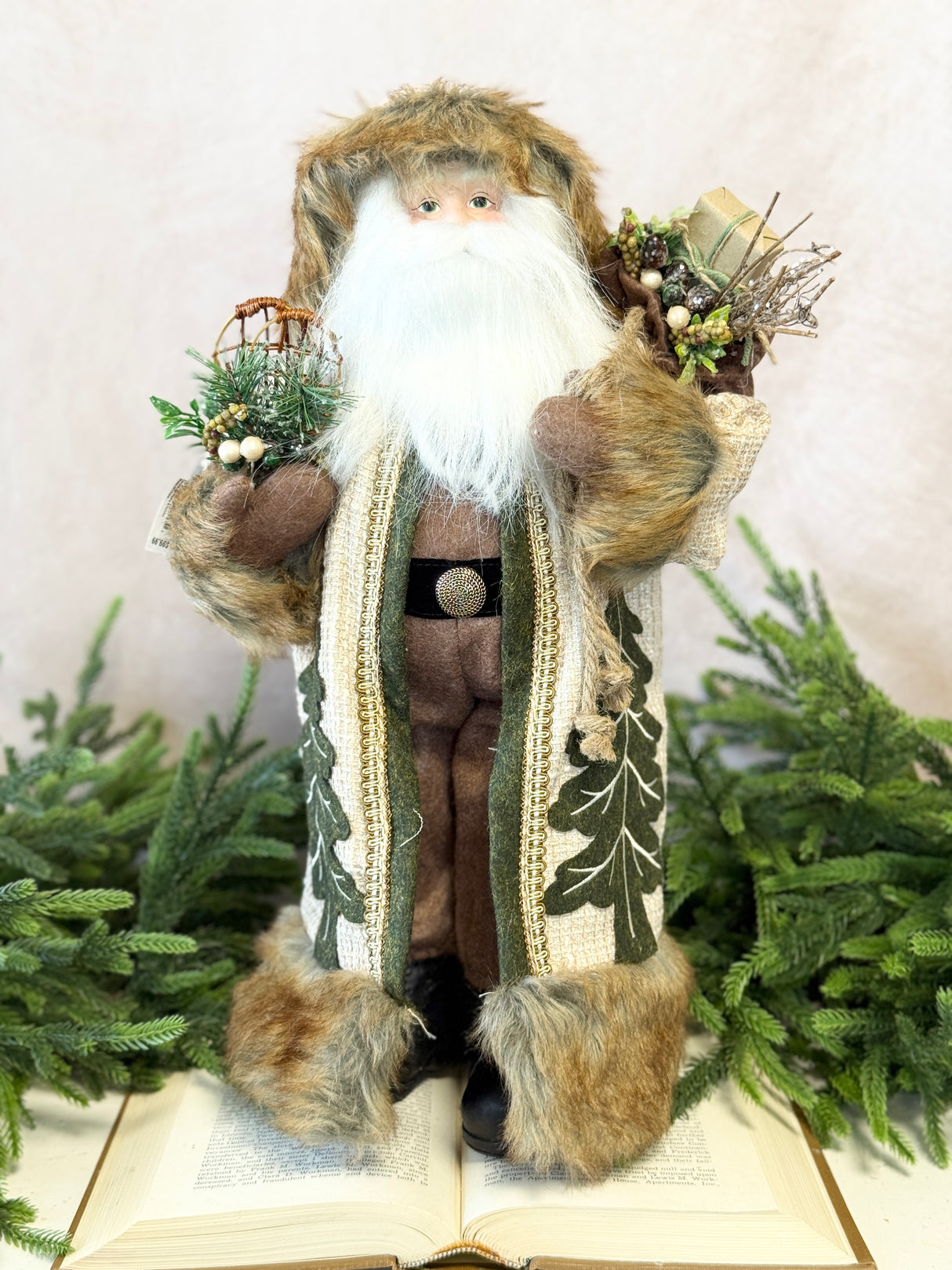 Cabin Christmas Santa