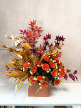 32" Enchanted Autumn Porch Pot