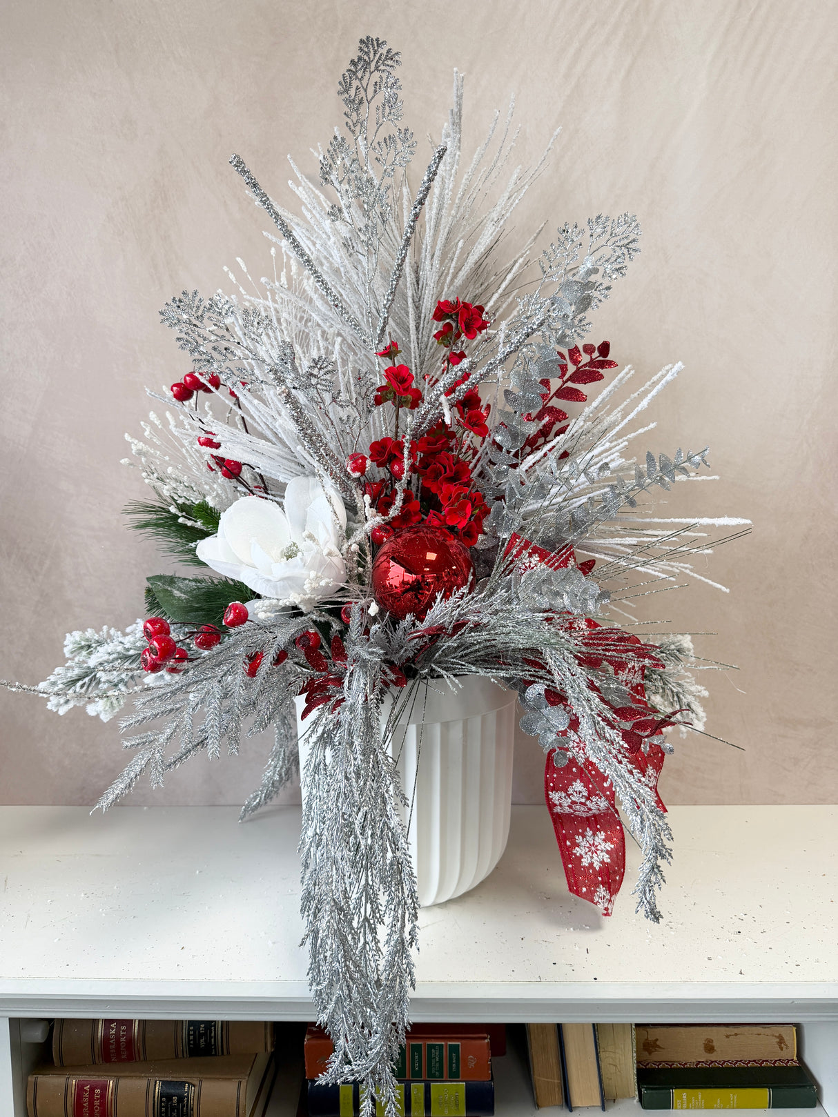 31" Believe In the Magic Of Christmas Porch Pot