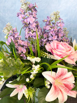 28" A Touch Of Lavender Memorial Saddle