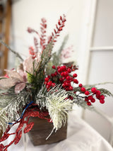 22" Winter Love Centerpiece