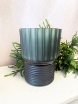 Emerald Moss Glass Vase