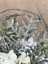 12" Cold As Ice Compote Centerpiece