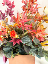 32" Enchanted Autumn Porch Pot