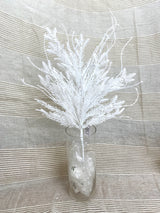 Snow Day Flocked Cedar Spray