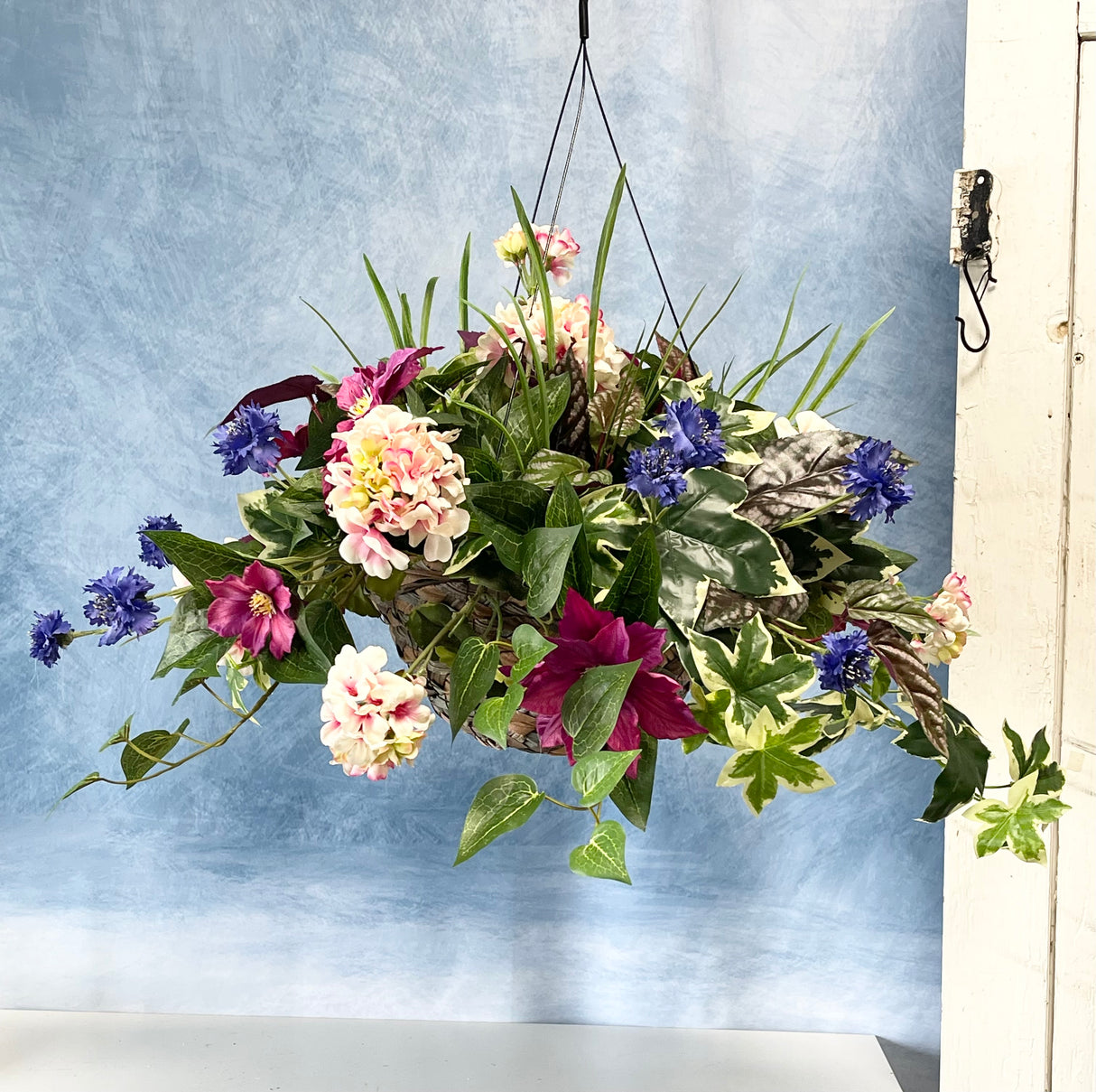 28" Home Grown Hanging Basket