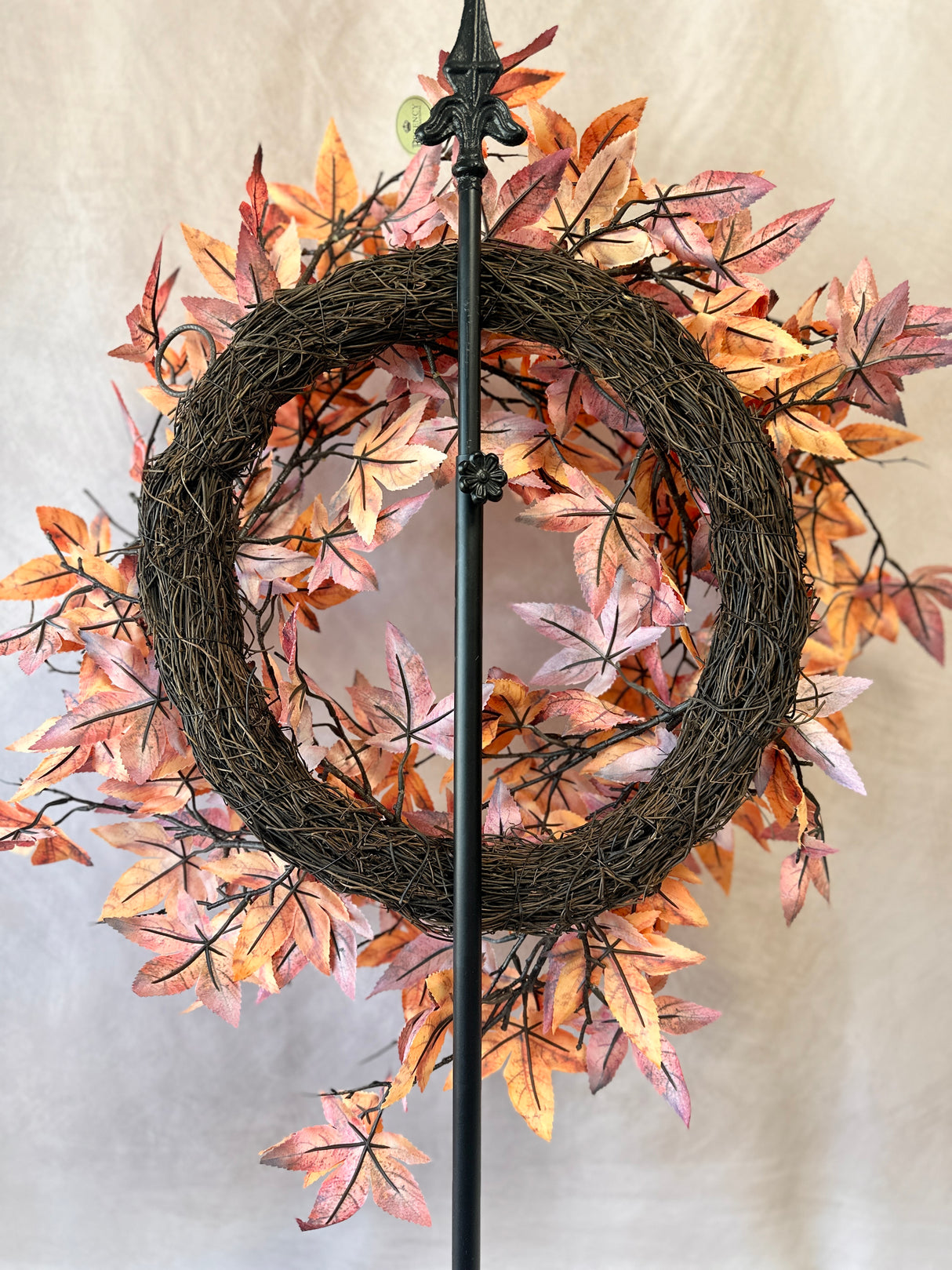 28" Autumn Maple Leaf Wreath