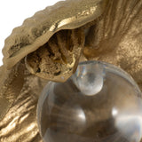 Champagne Darby Metal Flower
