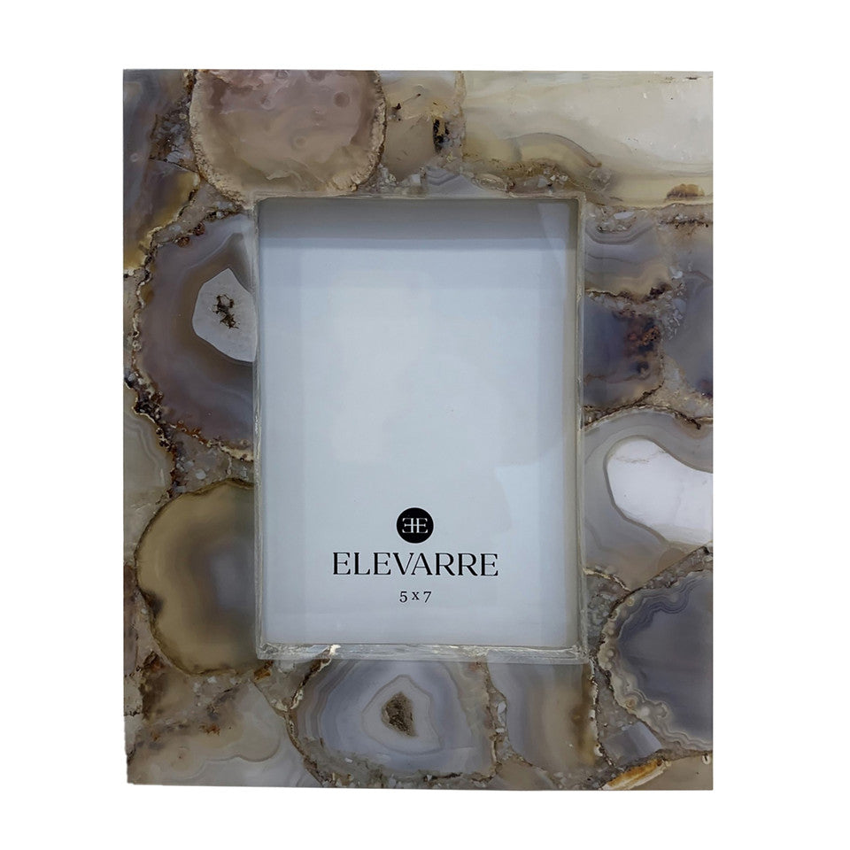 5X7 Mankato Grey Agate Photo Frame