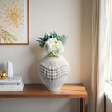 Coulter Large 3D Printed Porcelain Vase