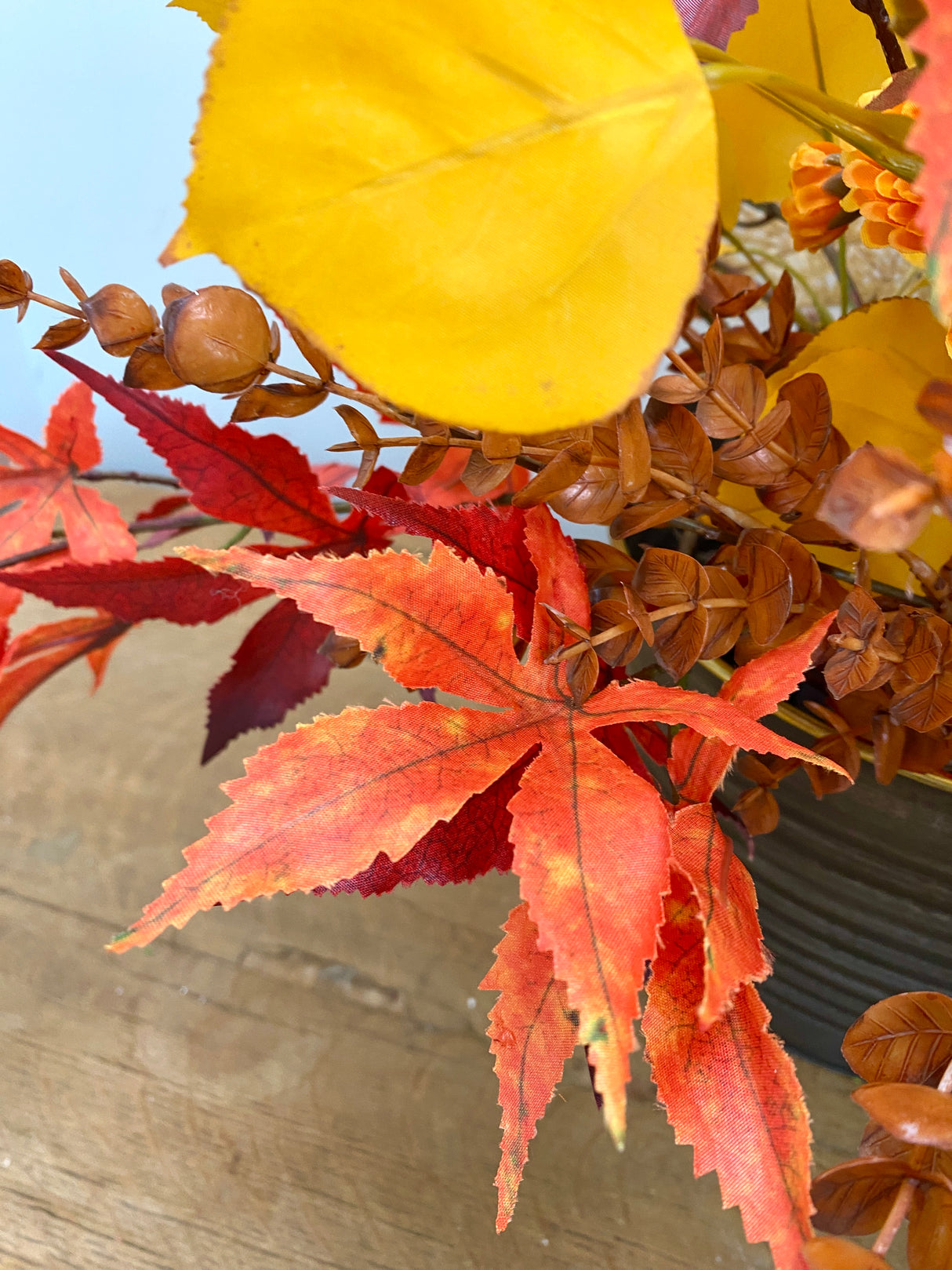 29" Warm Fall Day Porch Pot