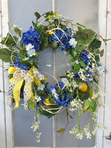 22" Lemon Drop Wreath