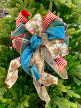Jumbo Pinecone Cheer Bow