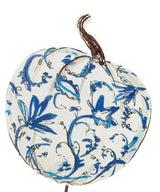 Blue & White Pumpkin Stake - 6 Styles