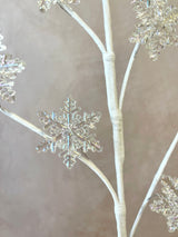 Clear Acrylic Snowflake Spray