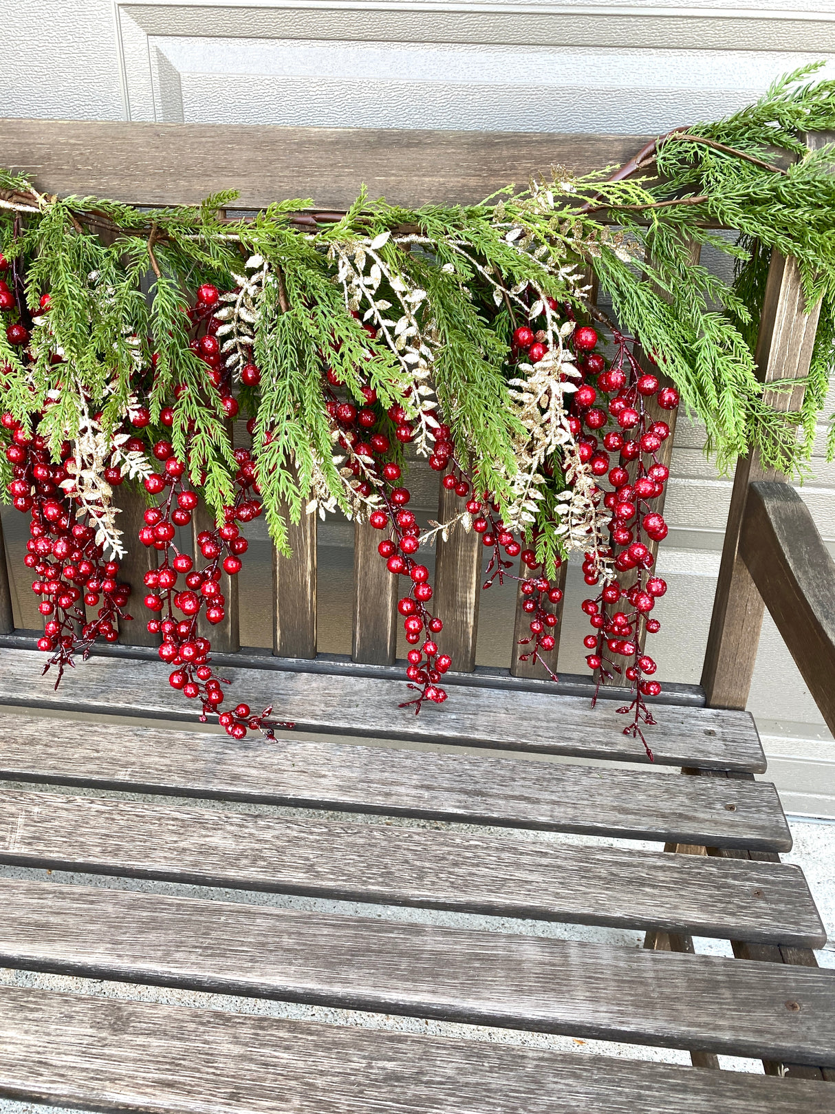 64" Woodland Berry Cascade Garland