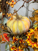 23" Home Sweet Pumpkin Wreath