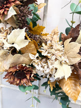 33" Growing Hydrangea Wreath
