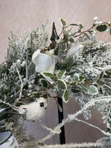 23" Frosty Magnolia Wreath