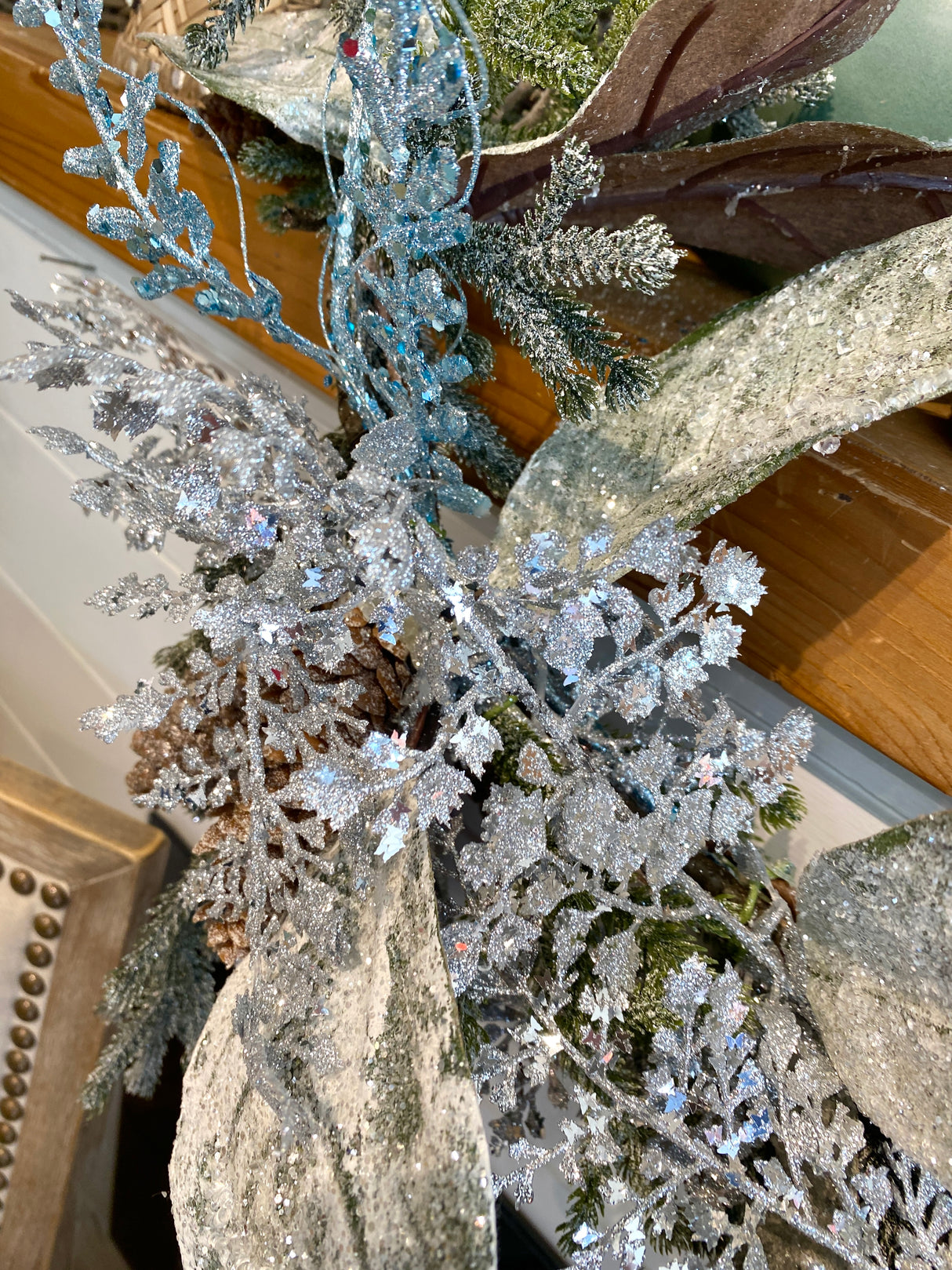 5" Serene Frost Garland