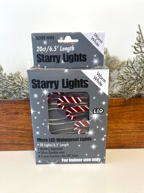 Christmas Battery Micro Light Strand- 4 Styles