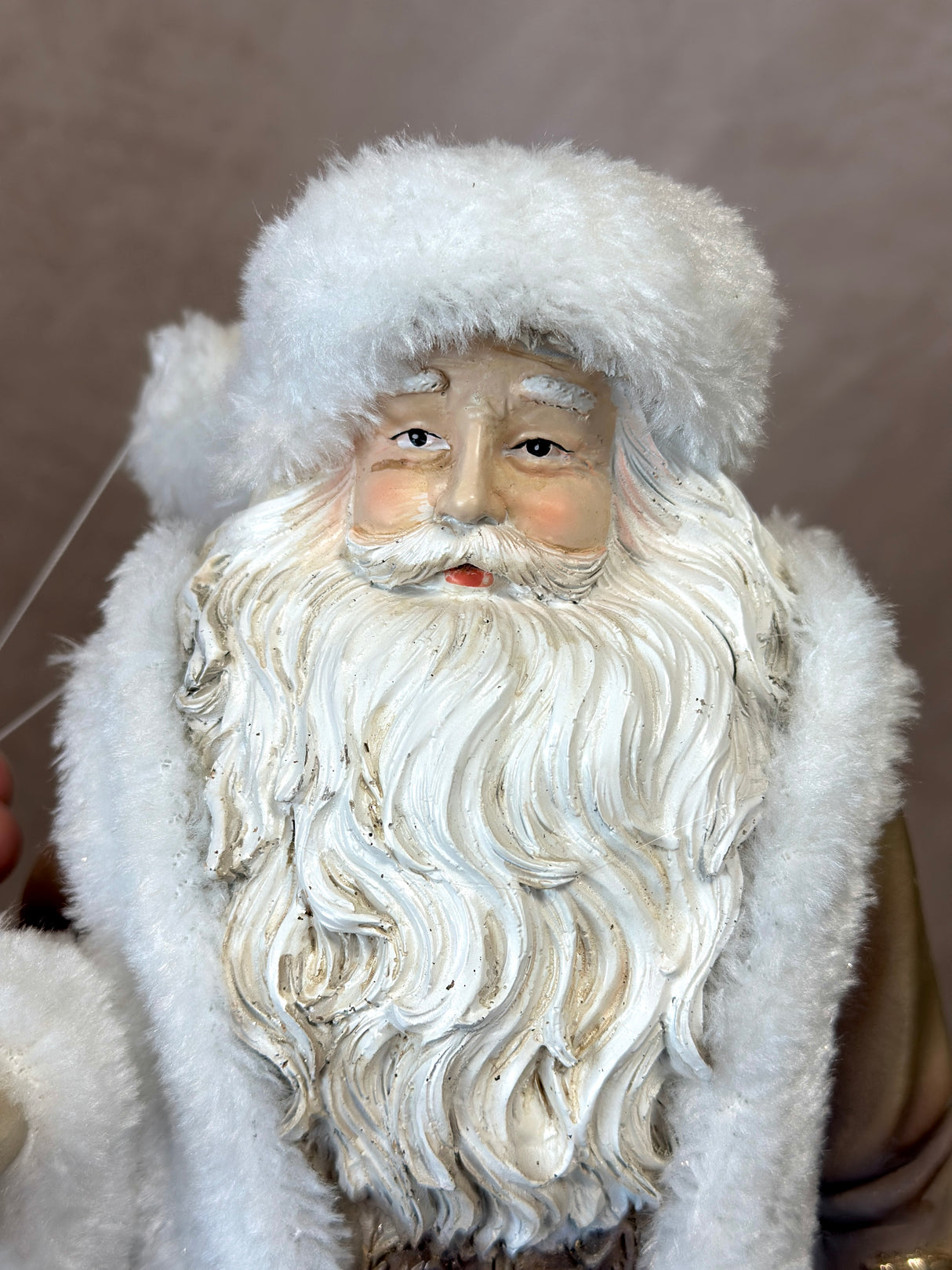 Guilded Resin Santa