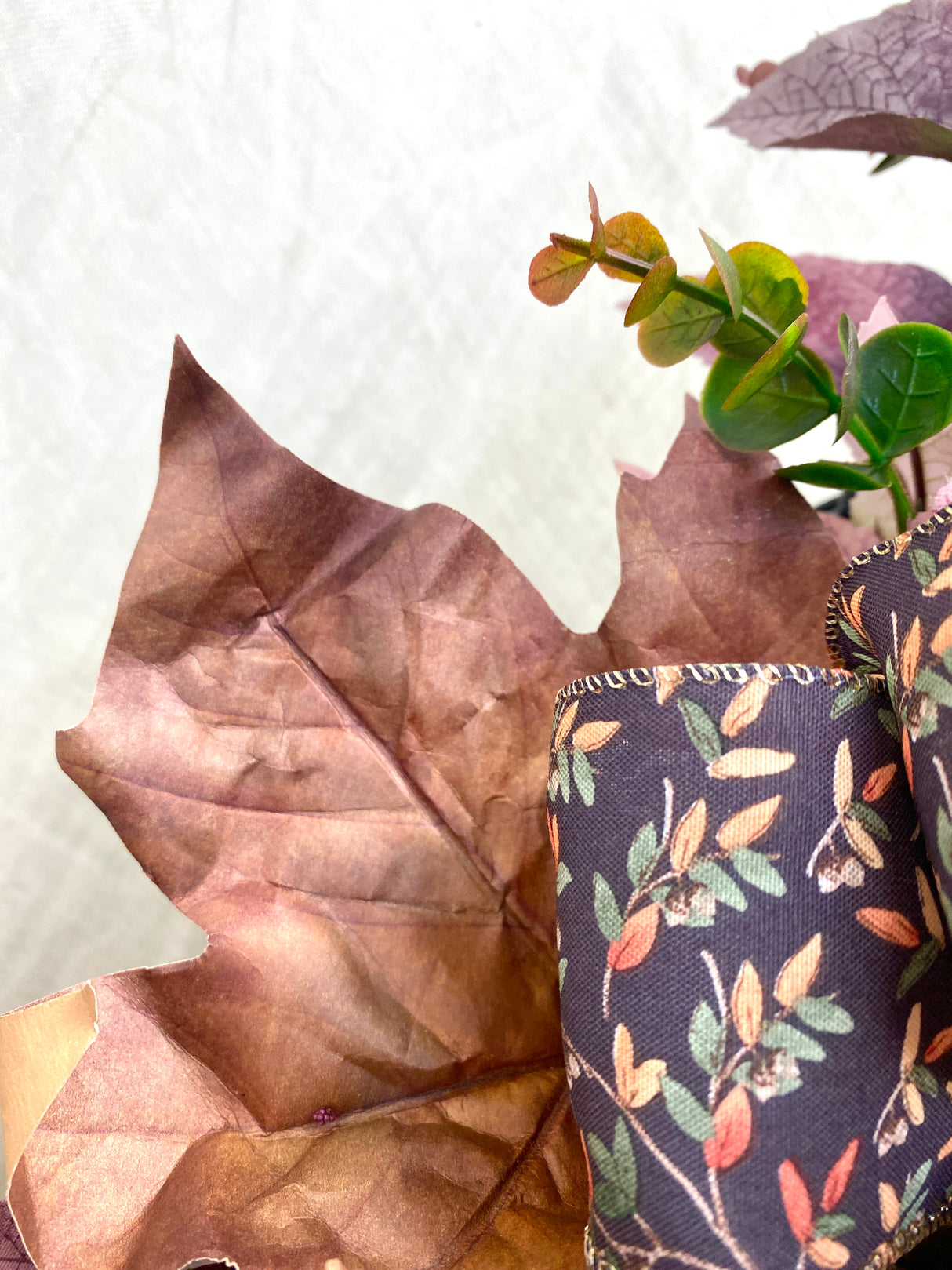 27" Woodland Autumn Lantern Swag