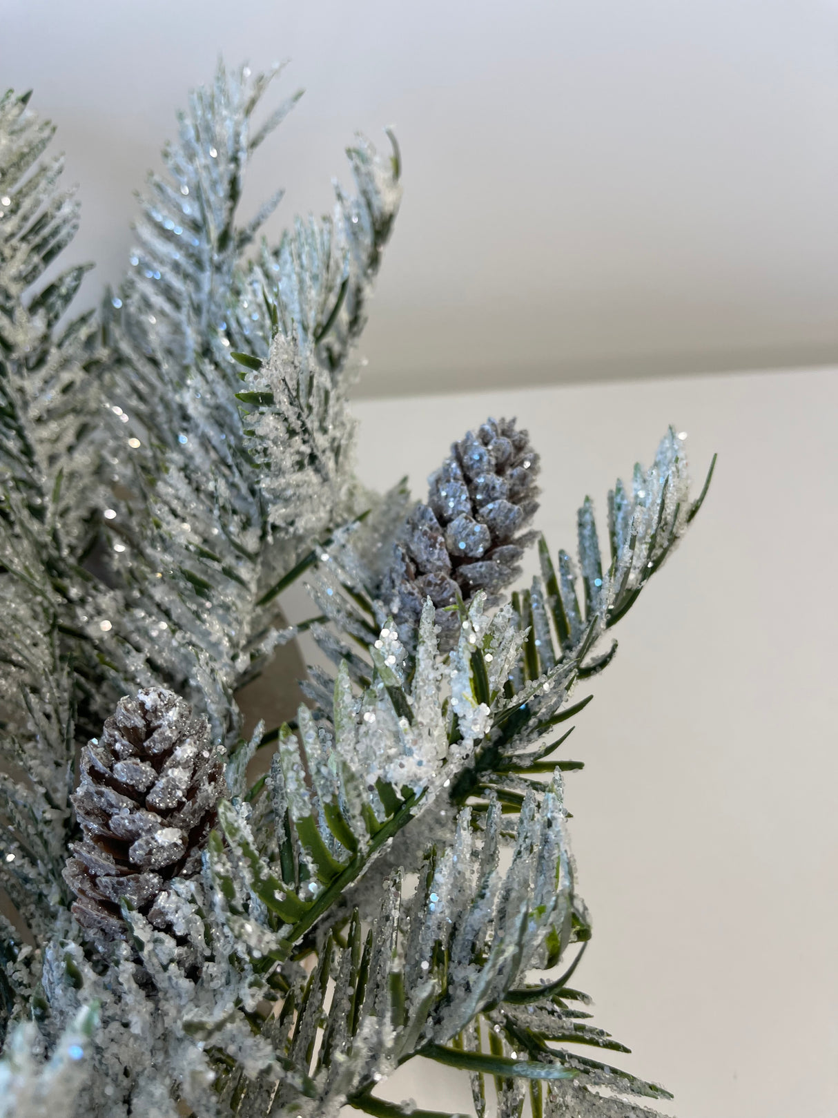 Snow Day Pine Candle Ring