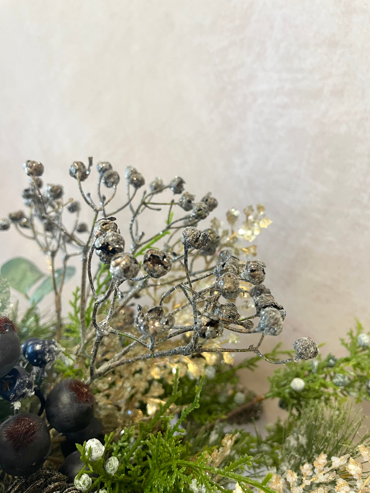 21" Rustic Sparkle Centerpiece