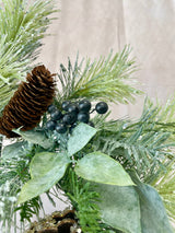 Frosted Pine Cedar Wreath