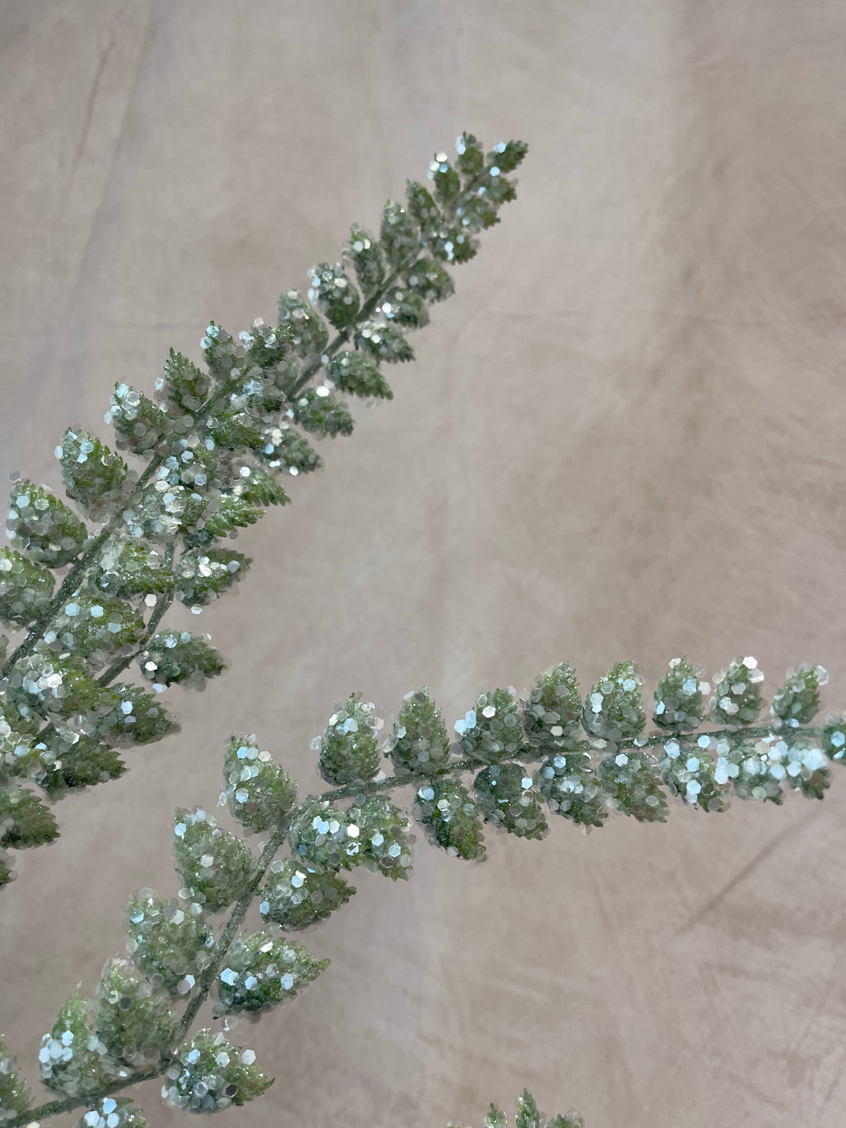 Glittering Green Fern Spray