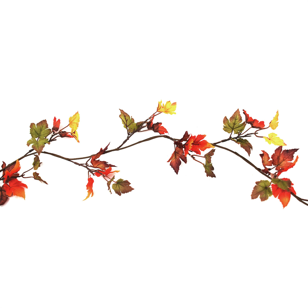 63" Brilliant  Maple Mini Leaf Garland