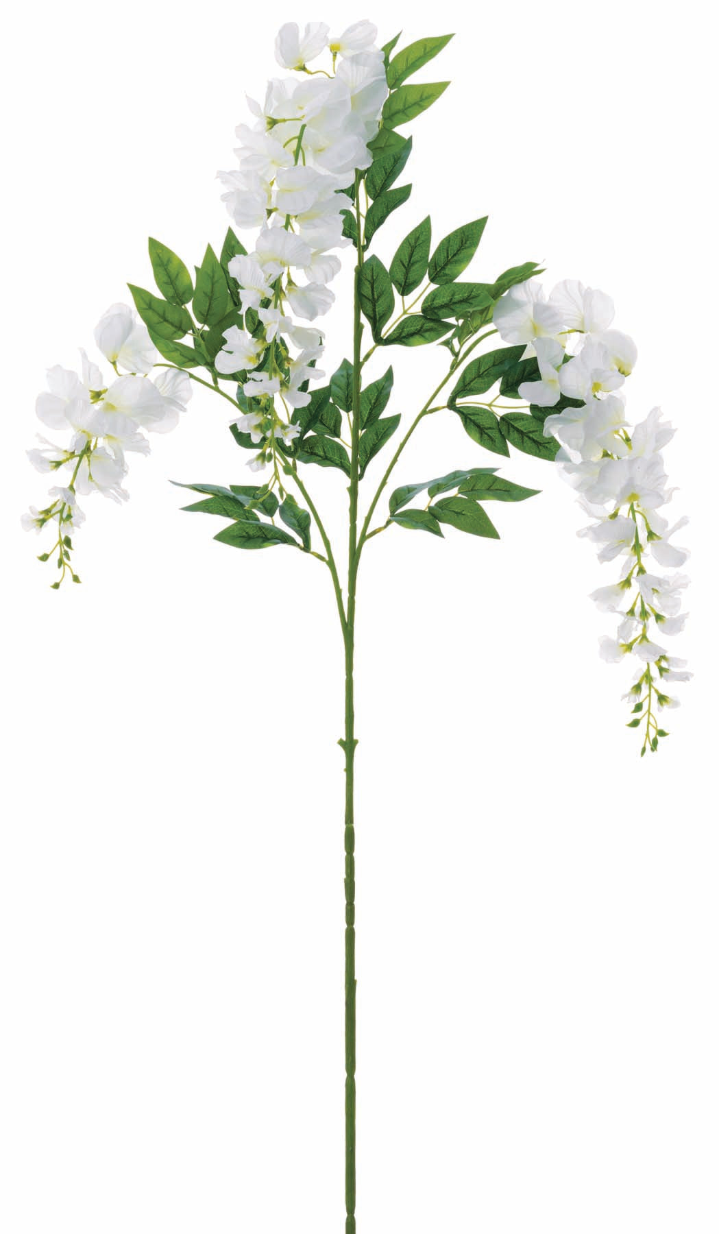 White Garden Wisteria Spray