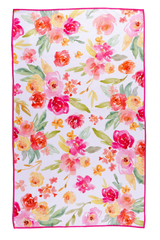 Painted Petals Reversible Towel