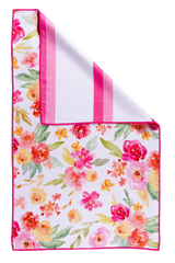 Painted Petals Reversible Towel