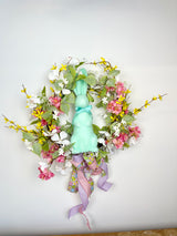 27" Bunny Blossom Wreath